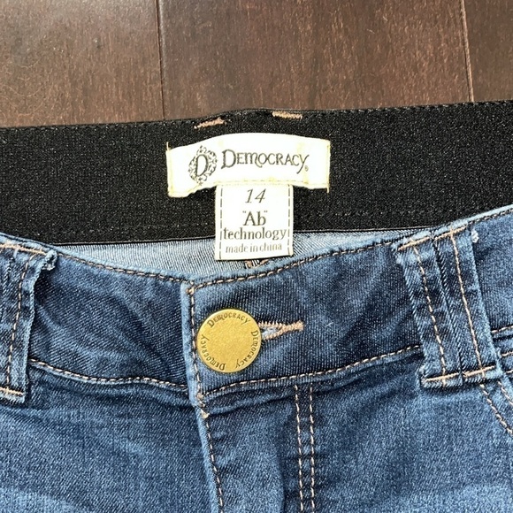 Democracy Ab Technology Mid Rise Skinny Ankle Jeans Size 14Blue - Picture 2 of 11